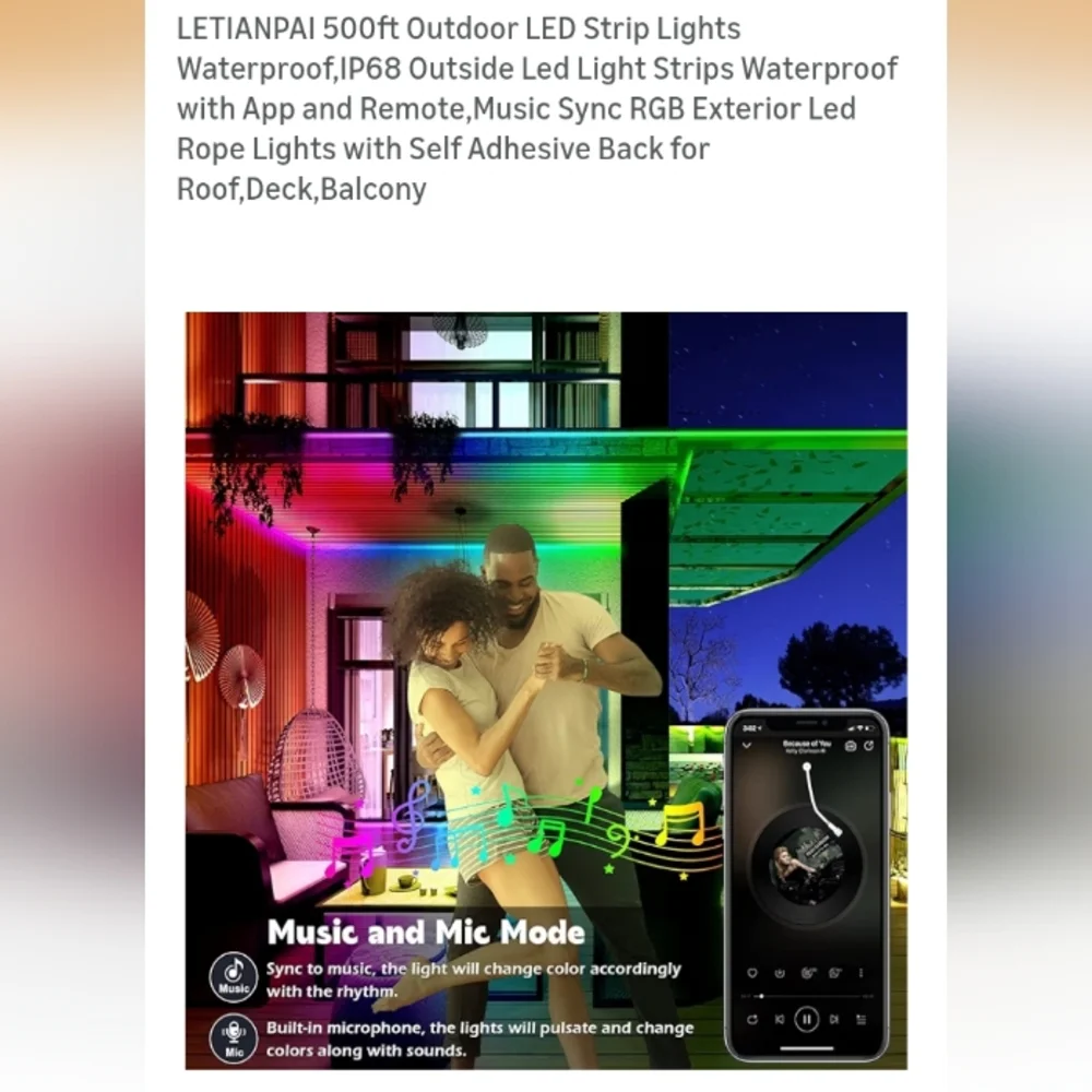 Waterproof LED Lights - 500FT Roll - Picture 4 of 9